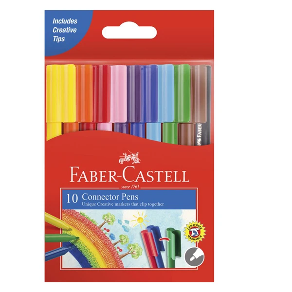 ماژیک رنگ آمیزی 10رنگ فابر کاستل کد 79420