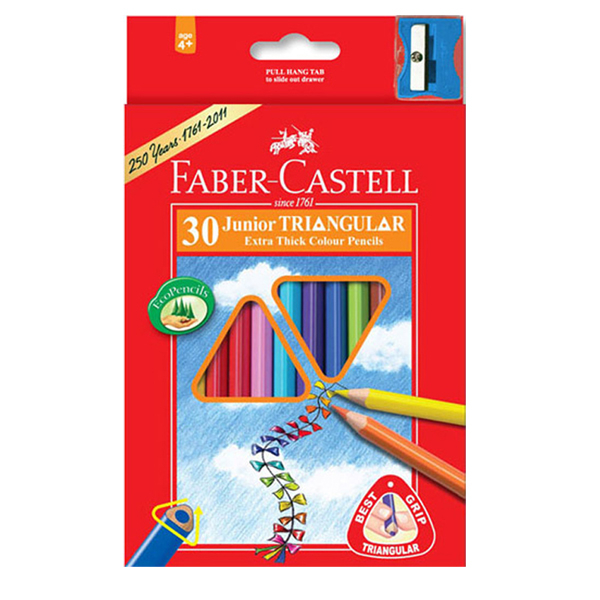 مداد رنگی 30 رنگ فابرکاستل مدل junior
