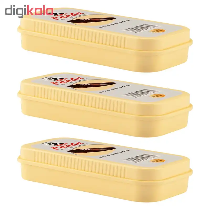 واکس کفش پاندا کد 05 بسته 3 عددی