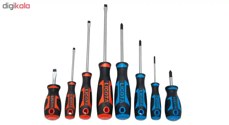 مجموعه 8 عددی پیچ گوشتی لیکوتا مدل ACK-384014