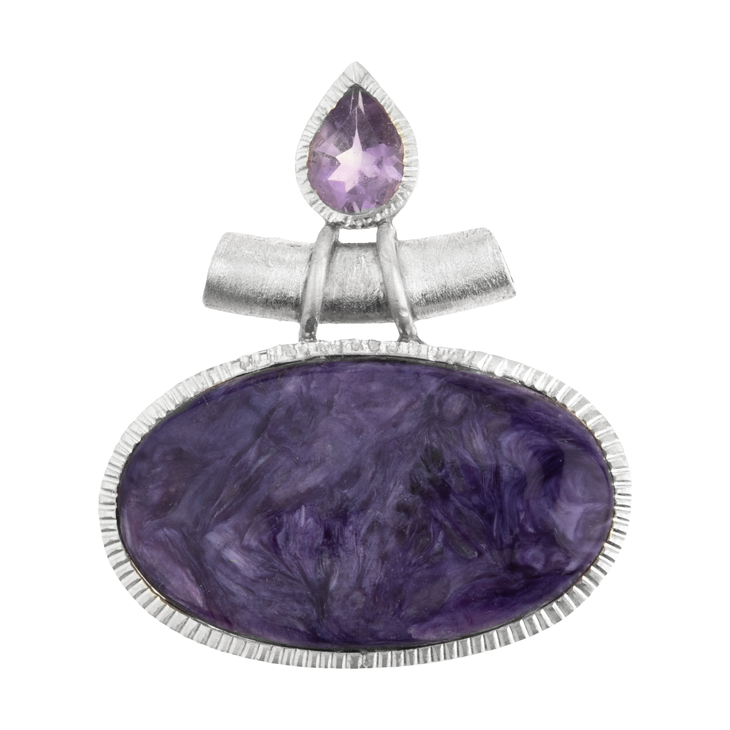 آویز گردنبند نقره زنانه کد 97156