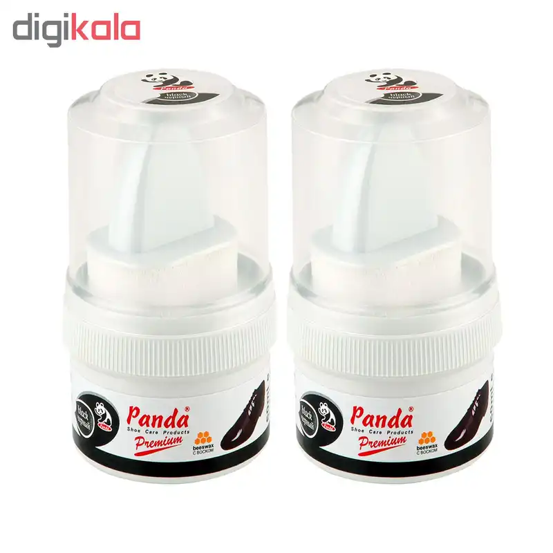واکس کفش پاندا کد 06 بسته 2 عددی