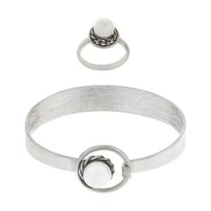 نیم ست نقره زنانه کد 97731