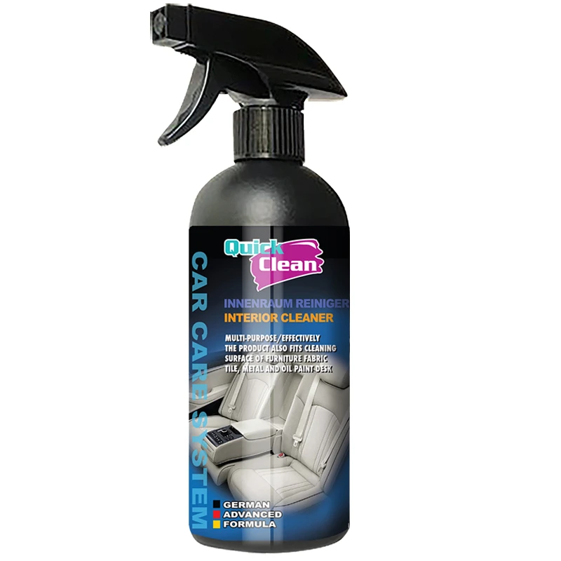اسپری تمیز کننده داخل خودرو کوئیک کلین کد QC1250 حجم 500 میلی لیتر