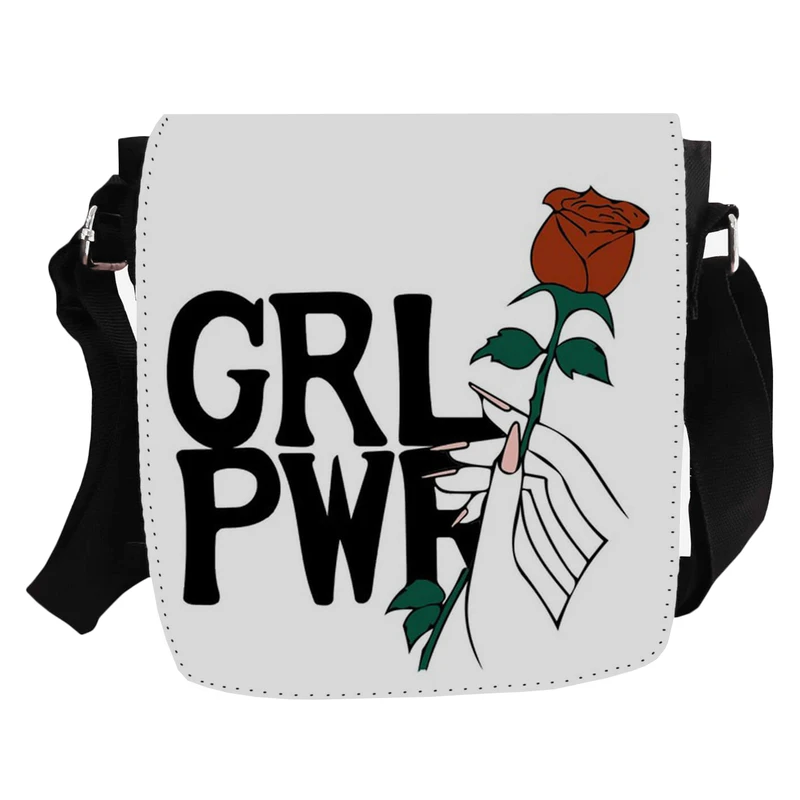 کیف دوشی طرح girl power مدل KP-186