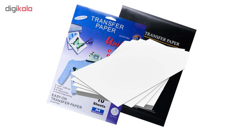 کاغذ سابلیمیشن یونیک کد 7260 سایز A4 بسته 10 عددی 2