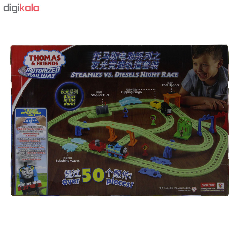 قطار بازی فیشر پرایس مدل Thomas and Friends Luminous Racing