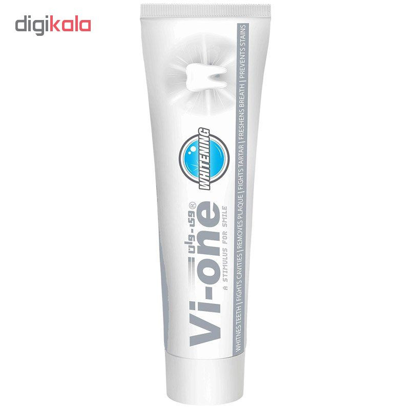 خمیر دندان وی وان مدل Whitening حجم 130 میلی لیتر خمیر دندان وی وان مدل Whitening حجم 130 میلی لیتر