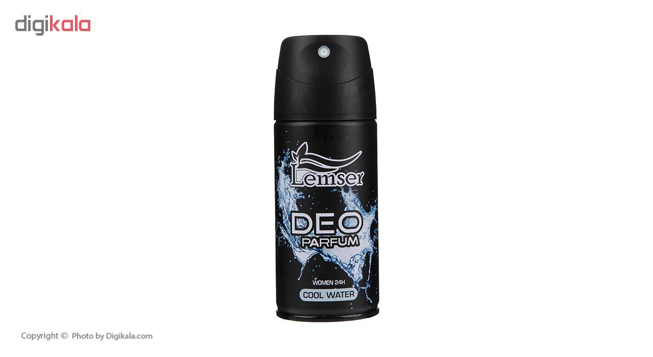 اسپری خوشبو کننده بدن زنانه لمسر مدل Cool Water حجم 150 میلی لیتر main 1 1