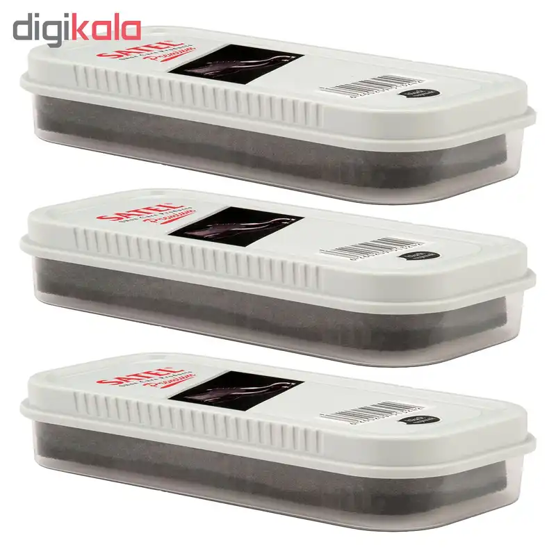 واکس کفش ساتل کد 11 بسته 3 عددی