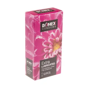 کاندوم بونکس مدل Extra Lubricated بسته 12 عددی