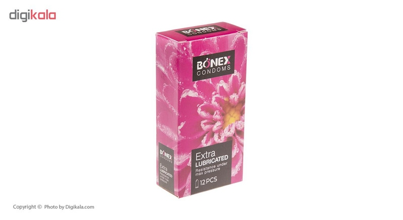 کاندوم بونکس مدل Extra Lubricated بسته 12 عددی