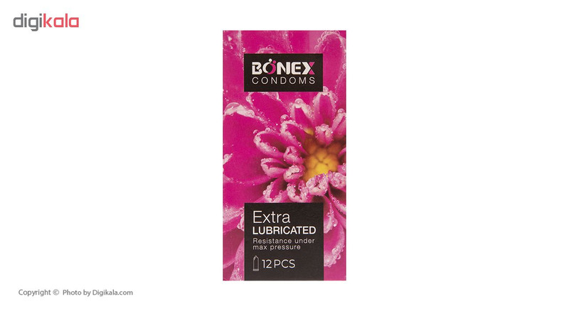 کاندوم بونکس مدل Extra Lubricated بسته 12 عددی