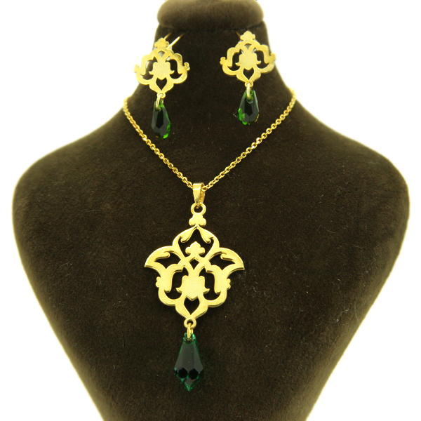 نیم ست نقره زنانه کارنلین کد C3312