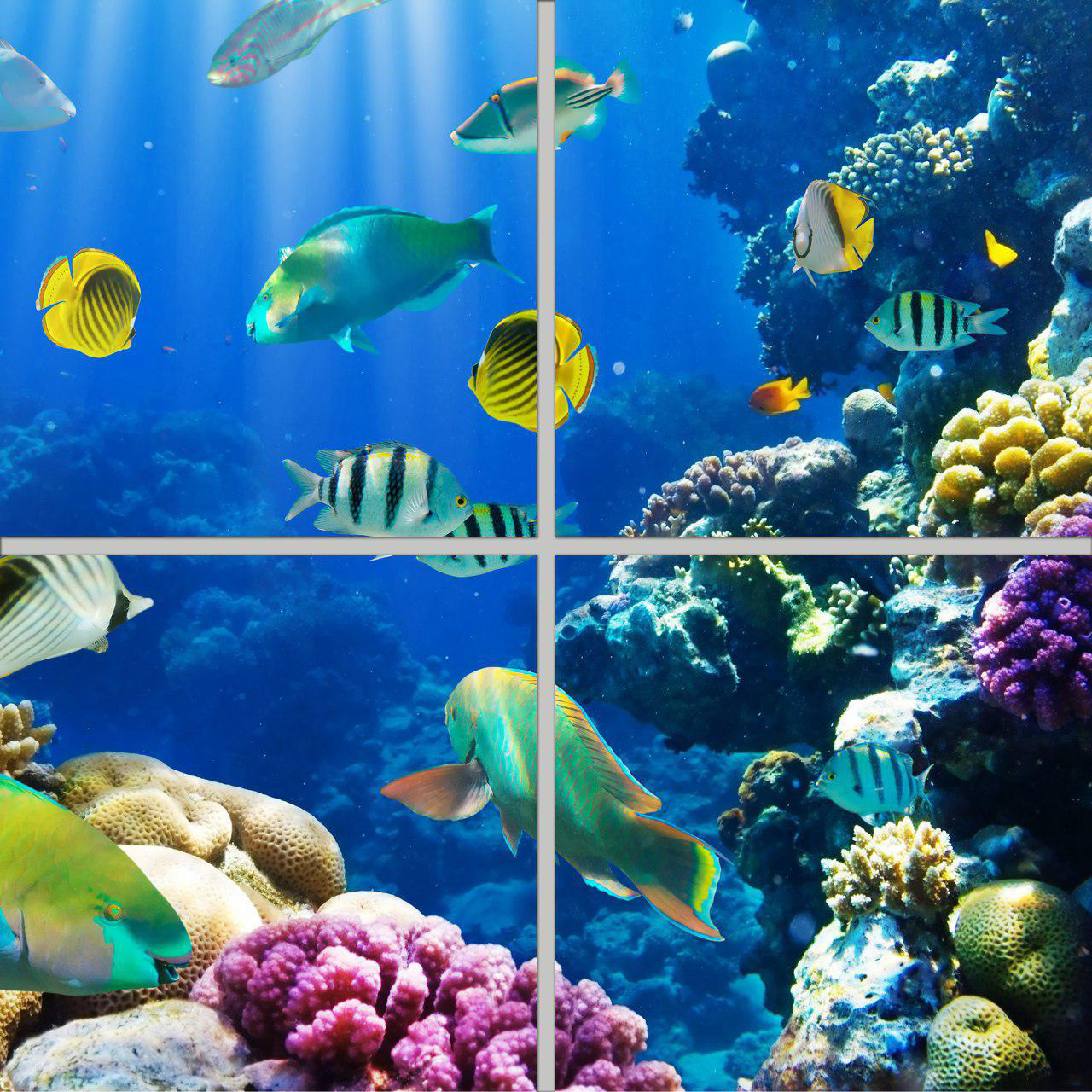 تایل سقفی مدل AZ22014 سایز 60*60 سانتی متر بسته 4 عددی