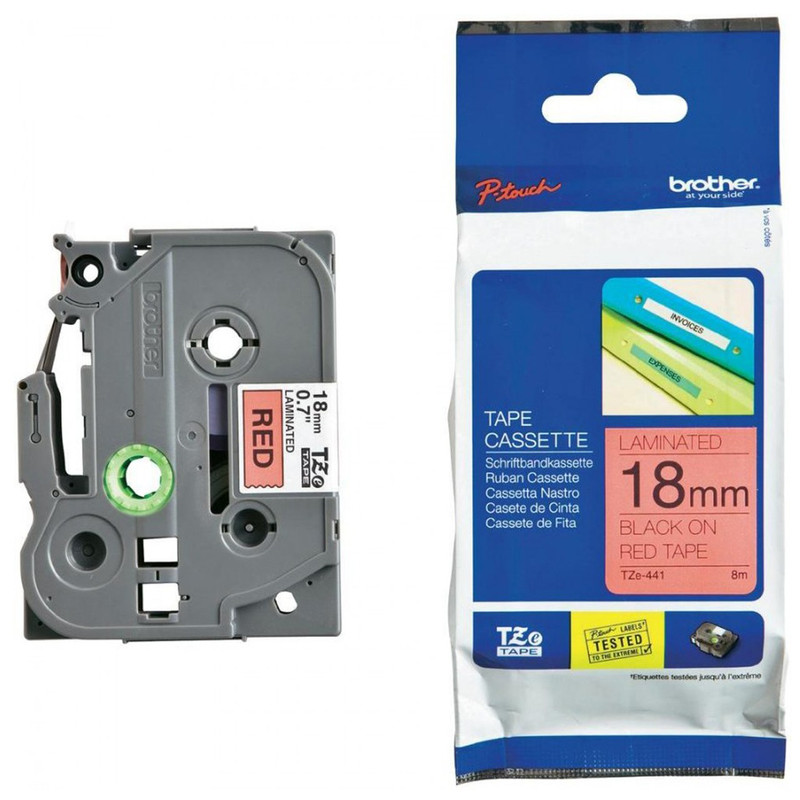 برچسب پرینتر لیبل زن برادر مدل TZe-441