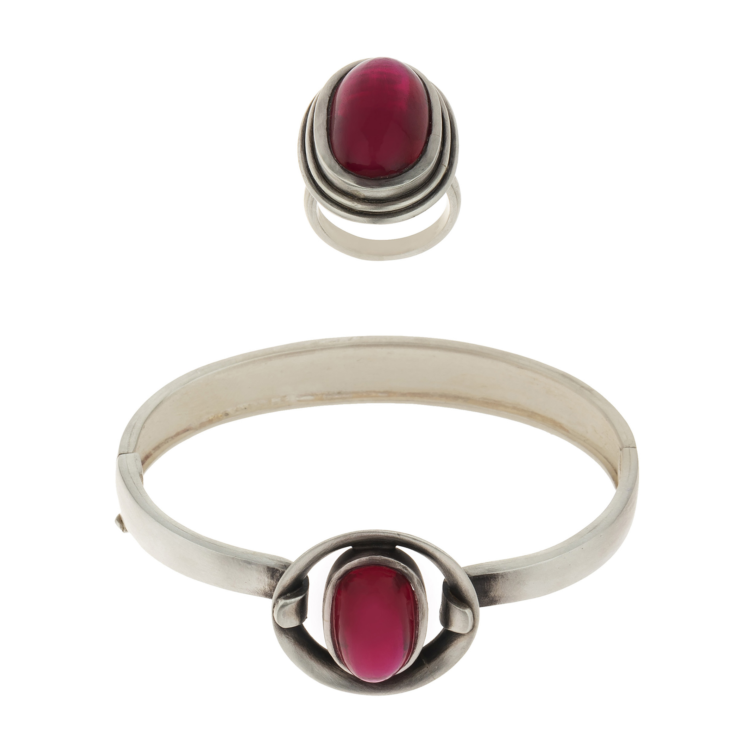 نیم ست نقره زنانه کد 97730