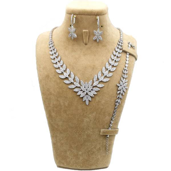 نیم ست نقره زنانه مدل SAJ820