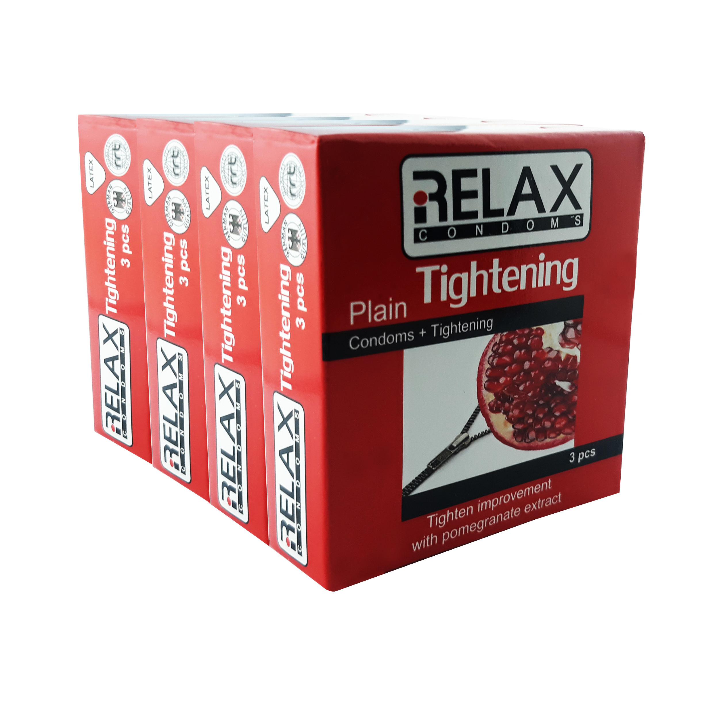 کاندوم ریلکس مدل TIGHTENING PLAIN کد b35 مجموعه 4 عددی