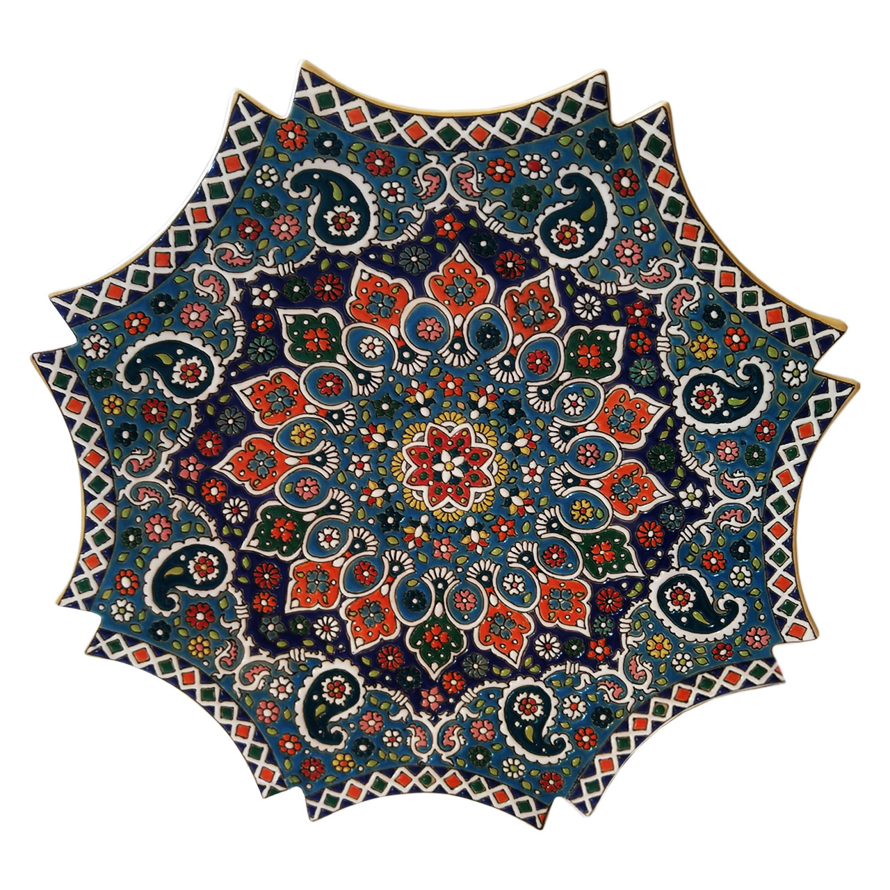بشقاب میناکاری کد M224