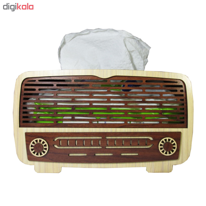 جعبه دستمال کاغذی طرح رادیو