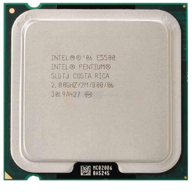 پردازنده مرکزی اینتل سری Wolfdale مدل E5500 پردازنده مرکزی اینتل سری Wolfdale مدل E5500