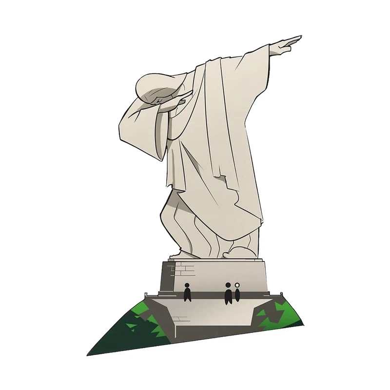 استیکر لپ تاپ طرح مجسمه کد STL678