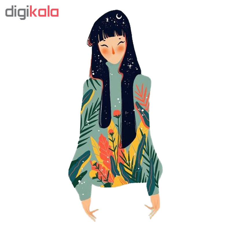 استیکر لپ تاپ طرح دختر کد STL696