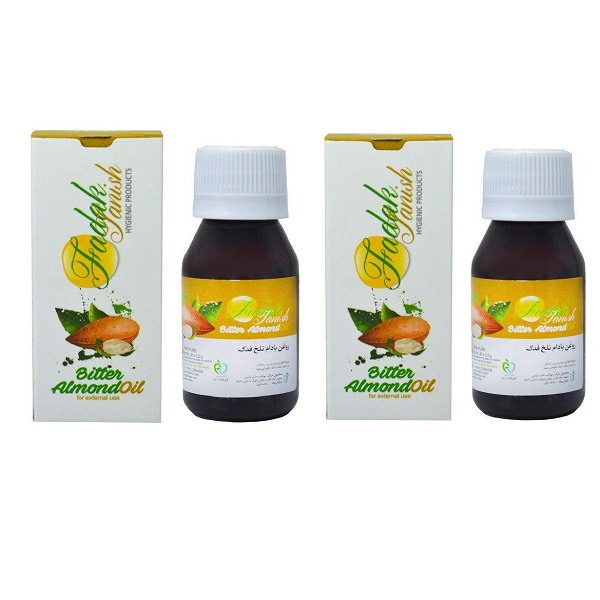 روغن مو و بدن فدک مدل almond حجم 50 میلی لیتر مجموعه 2 عددی