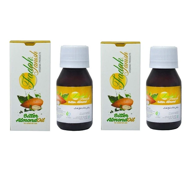 روغن مو و بدن فدک مدل almond حجم 50 میلی لیتر مجموعه 2 عددی