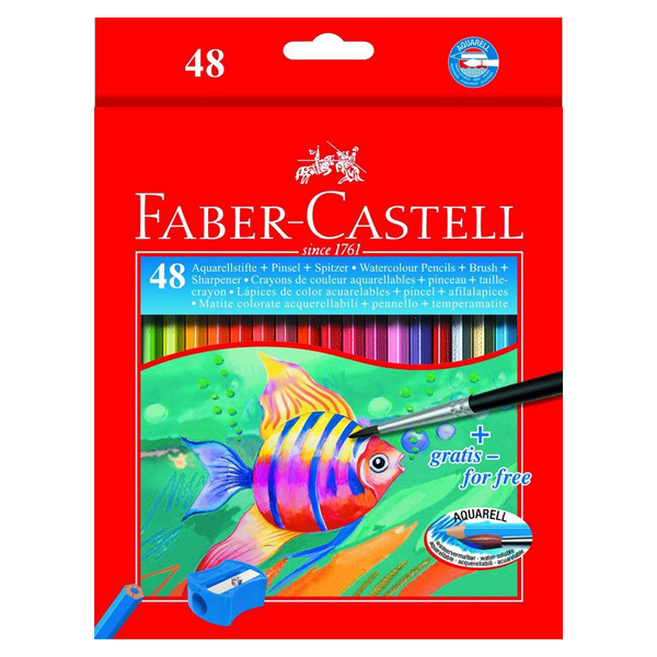 مداد رنگی 48 رنگ فابر کاستل مدل ماهی