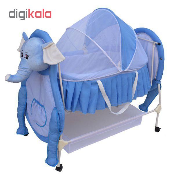 تخت نوزاد کوشا طرح فیل مدل SANIKO11
