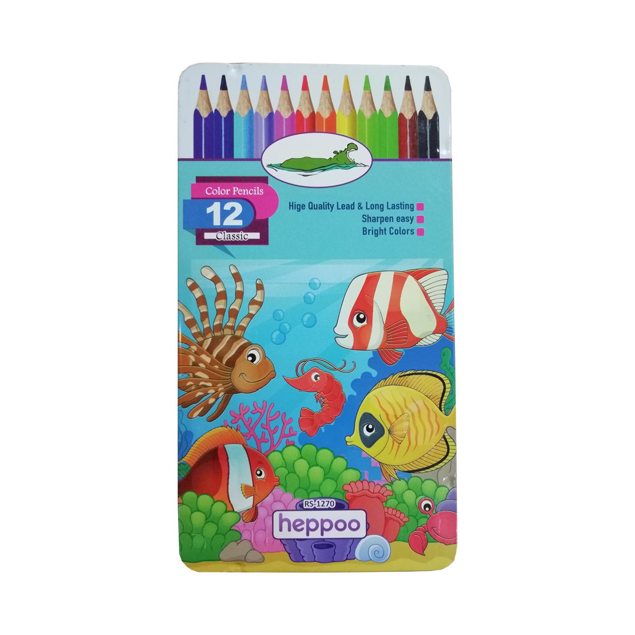 مداد رنگی  12 رنگ هپو کد 987