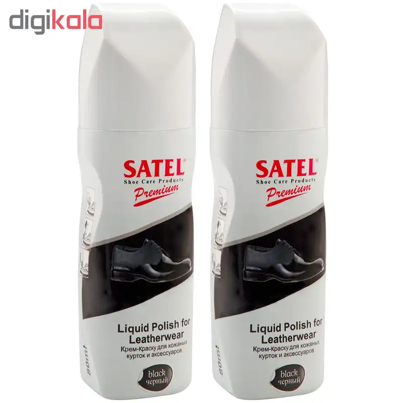 واکس کفش ساتل کد 17 حجم 80 میلی لیتر بسته 2 عددی