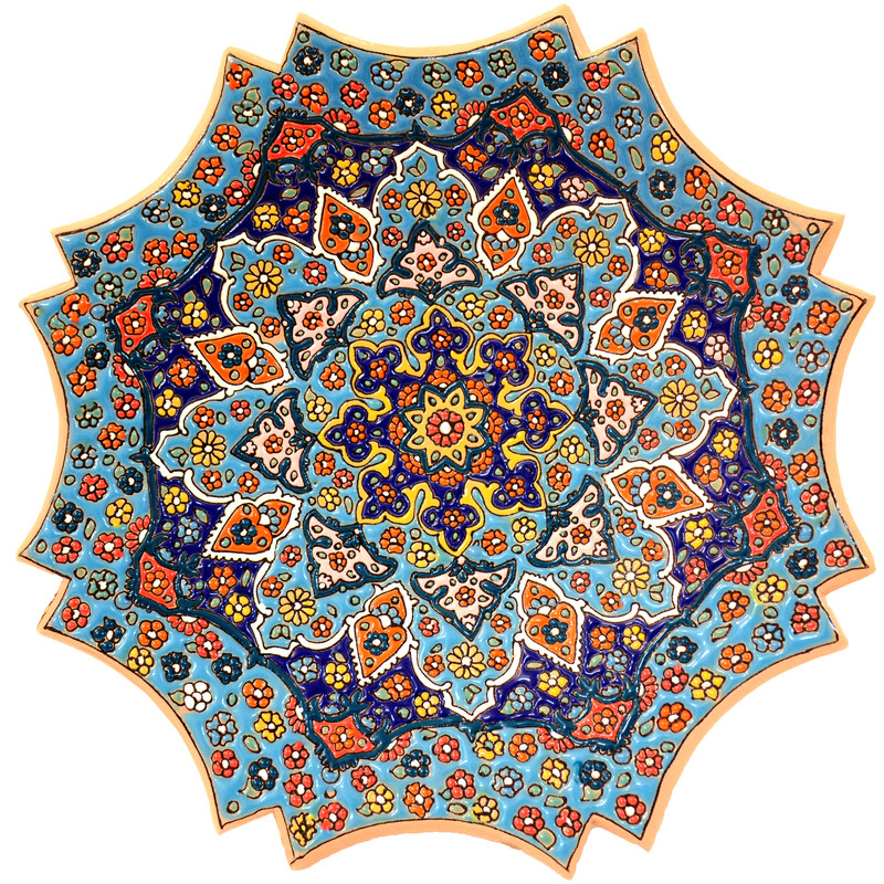 بشقاب میناکاری کد C-113
