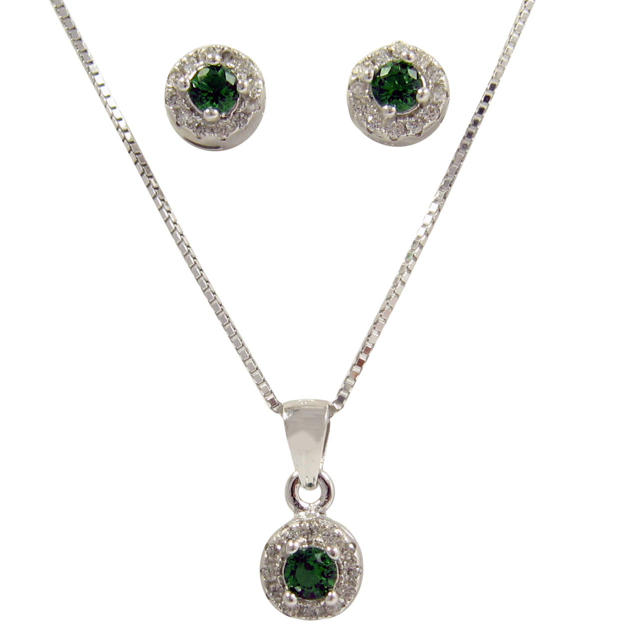 نیم ست نقره زنانه مانچو مدل SM6015