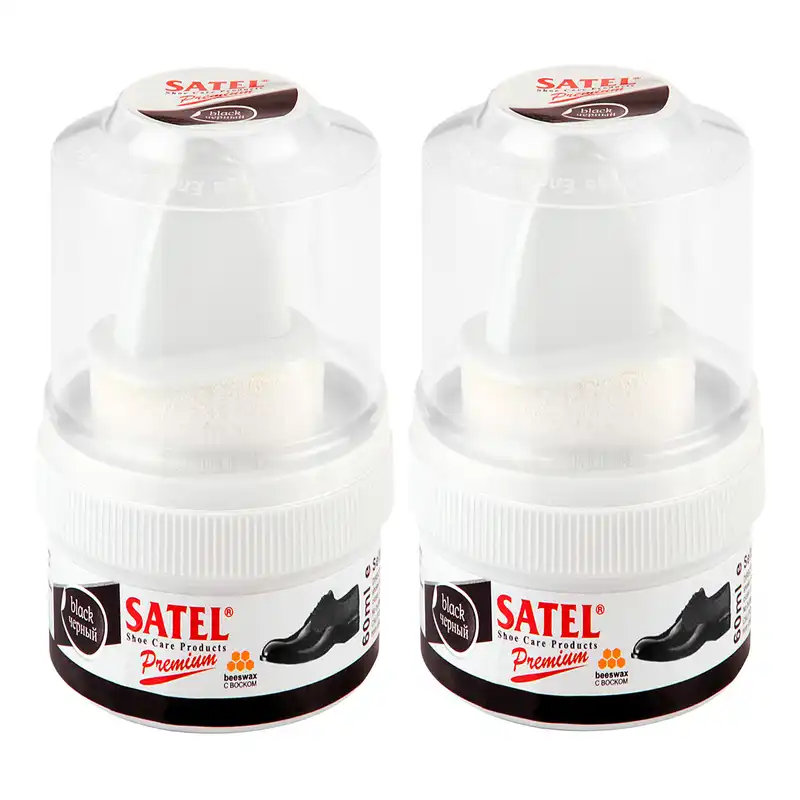 واکس کفش ساتل کد 21 بسته 2 عددی