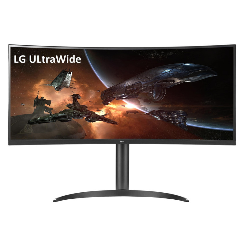 مانیتور خمیده 34 اینچ ال جی مدل 34WQ75C-B با وضوح UWQHD، پنل IPS و نرخ به‌روزرسانی 60 هرتز نمای ۲