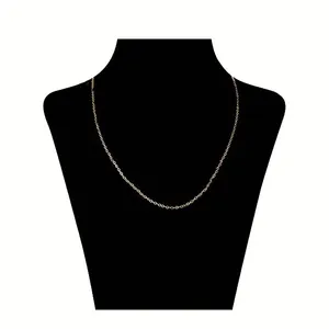زنجیر طلا 18 عیار  زنانه طرح حلقه ای کد CH-001