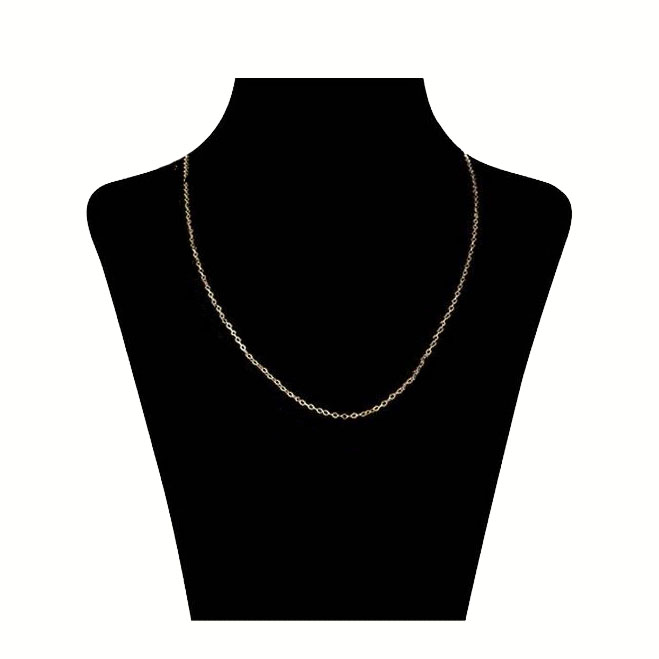 زنجیر طلا 18 عیار زنانه طرح حلقه ای کد CH-001
