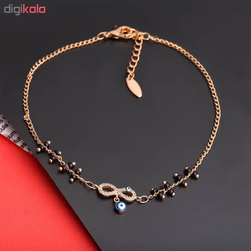 پابند زنانه طرح چشم نظر کد PA1091