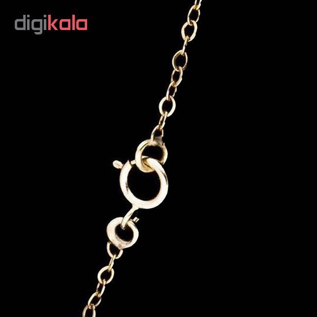 زنجیر طلا 18 عیار زنانه طرح حلقه ای کد CH-001 -  - 3
