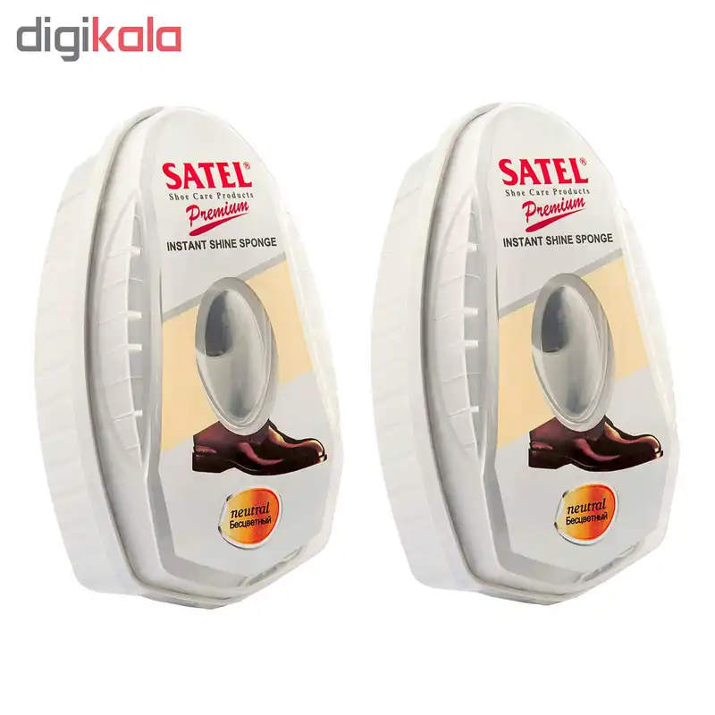 واکس کفش ساتل کد 25 بسته 2 عددی