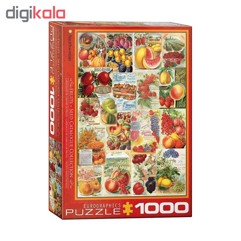 پازل 1000 تكه يوروگرافيكس پازلز طرح كاتالوگ ميوه كد 0818