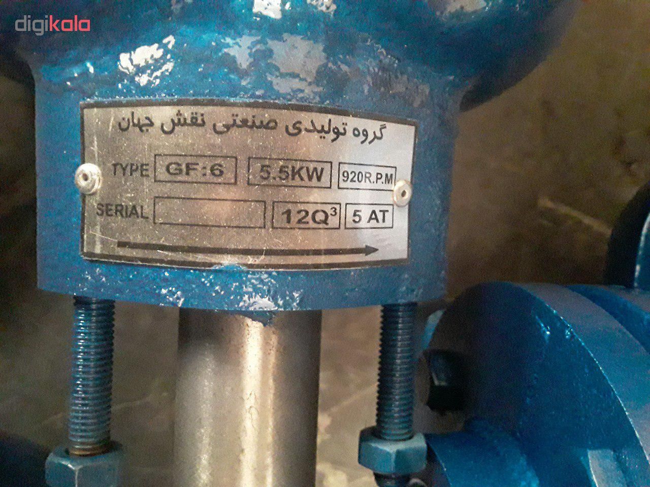 پمپ دنده ای گروه تولیدی صنعتی نقش جهان مدل GF:6 main 1 2