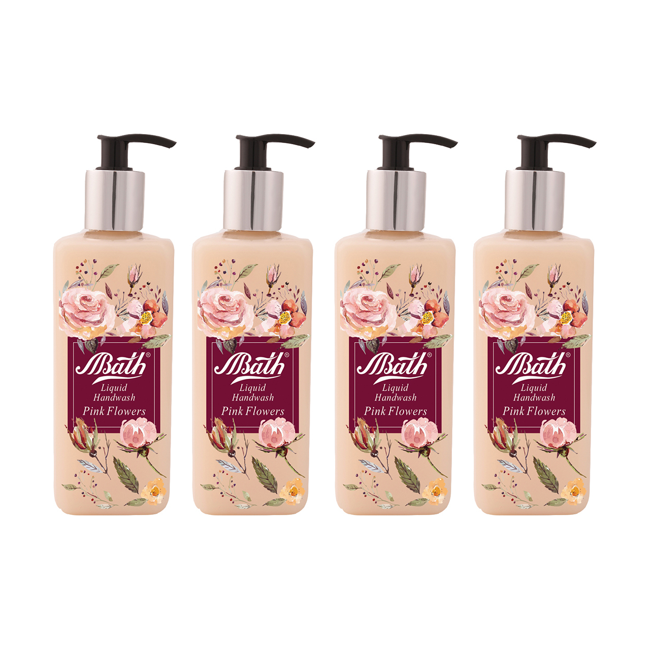 مایع دستشویی بس مدل Superfine4 حجم 500 میلی لیتر بسته 4 عددی