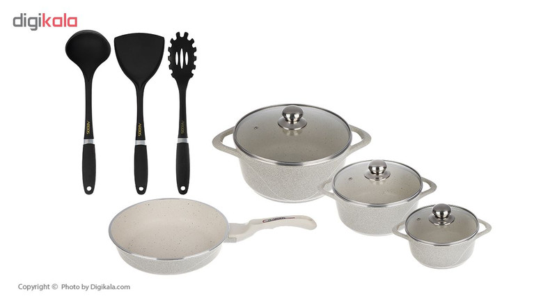 سرویس پخت و پز 7 پارچه عروس مدل Victoria-01