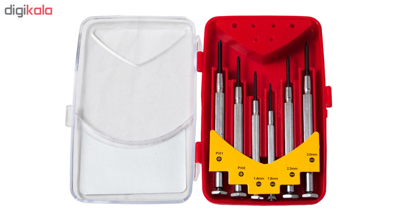 مجموعه 6 عددی پیچ گوشتی ساعتی میتا مدل CRVMO مجموعه 6 عددی پیچ گوشتی ساعتی میتا مدل CRVMO