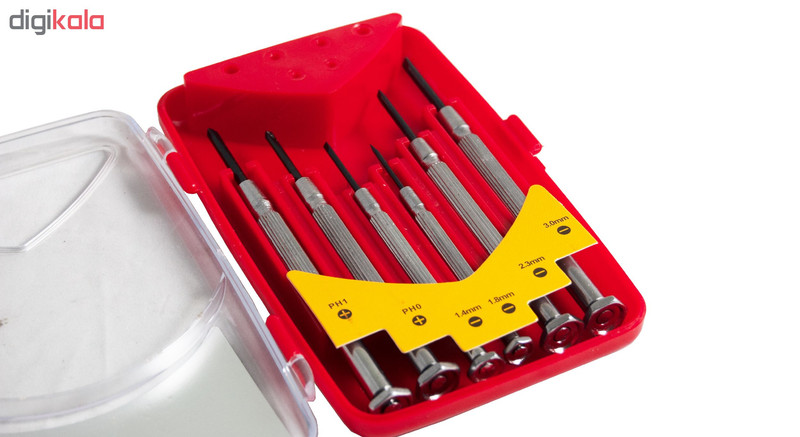 مجموعه 6 عددی پیچ گوشتی ساعتی میتا مدل CRVMO