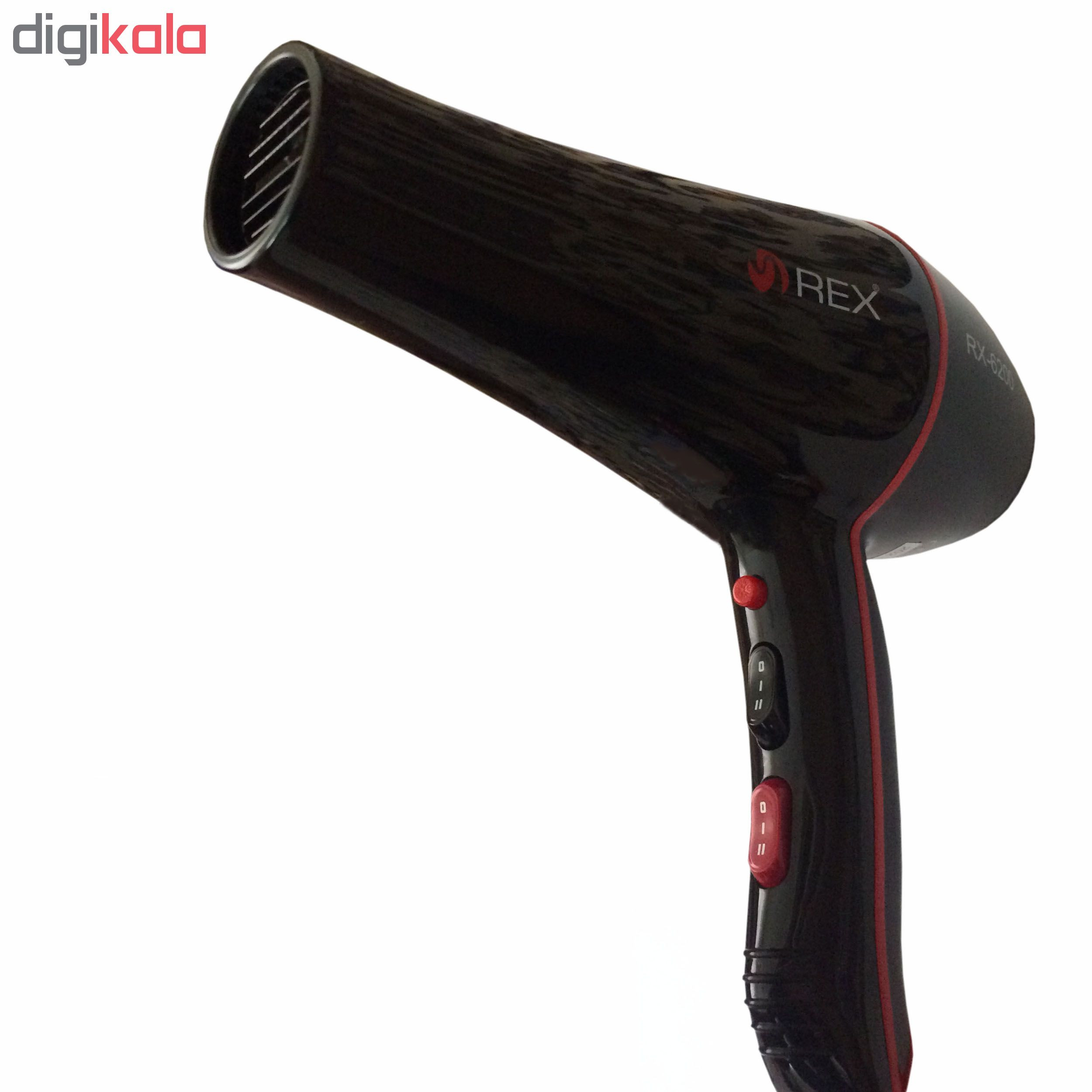سشوار حرفه ای رکس مدل RX-6200 سشوار حرفه ای رکس مدل RX-6200